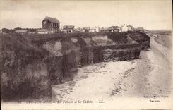 CPA Luc sur Mer Les Falaises et les Chalets 