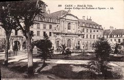 CPA Caen Hotel de Ville Ancien College des Eudistes et Square 