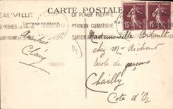 CPA Deauville La Plage Fleurie Le Casino