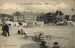 CPA Trouville sur Mer La Plage Hotel de Paris 