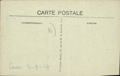 CPA Caen Place de l'Hotel de Ville 