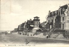 CPA Houlgate Les Villas et la Plage 