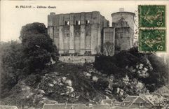 CPA Falaise Chateau Ouest 