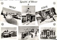 CPSM Sports d'Hiver Mont a Louis 