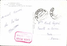 CPSM Le Perthus PO Frontiere d'Espagne Vue generale et Pic de St Christophe