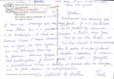 CPSM Le Manoir de Benaville Saulxures SAALES près St-blaise-la roche Maison de repos et de Convalesc