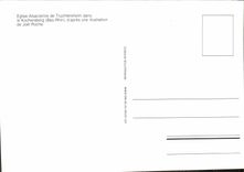 CPSM Eglise Alsacienne de Truchtersheim dans le Kocherberg Bas Rhin d'apres une illustration de Joel