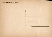 CPSM La Kermesse en Alsace 
