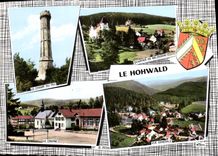 CPSM Le Hohwald Bas Rhin champ du feu quartier de belvedere centre