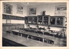 CPSM Assomption Institution Ste Odile Avenue Foch Colmar salle de sciences naturelles