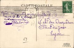 CPA Lyon Institution Notre Dame des Minimes La cour du refectoire 