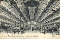 CPA Lyon Exposition Internationale 1914 Interieur du Grand Hall 