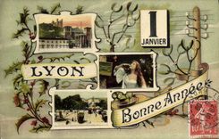 CPA Lyon Bonne Annee 