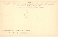 CPA Lyon Les ravissants coteaux Le close Bissardon St Clair