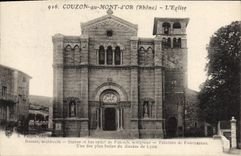 CPA Couzon au Mont d'Or Rhone L'Eglise 