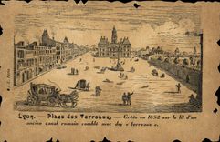 CPA Lyon Place des Terreaux 