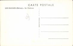 CPA Les Halles Rhone Le Chateau 