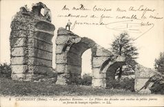 CPA Chaponost Rhone Les Aquedues Romains 