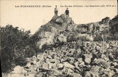 CPA Les Echarmeaux Rhone La Roche d'Ajoux Le Sommet 