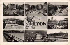 CPA Quelques vues de Lyon 