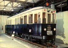 CPSM Musee Henri Malartre Ville de Lyon motrice Neuville le train bleu 1932 1957 locomotive