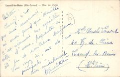 CPA Luxeuil les Bains Hte Saone Rue du Chene