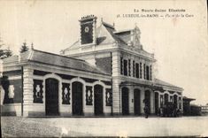 CPA Luxeuil Place de la Gare 