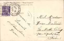CPA Luxeuil les Bains Hte Saone Maison Francois 1