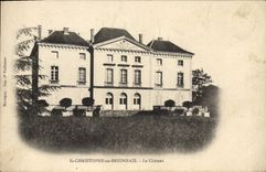 CPA St Christophe en Brionnais Le Chateau 