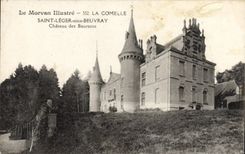 CPA La Comelle Saint Leger sous Beuvray Chateau des Boursons 