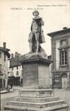 CPA Tournus Statue de Greuze 