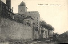 CPA Bourbon Lancy Les vieux remparts 