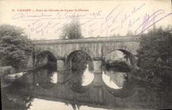 CPA Chagny Pont du Chemin de fer sur la Dheune 