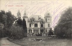 CPA Chagny Chateau Diot 