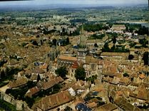 CPSM Autun Vue generale aerienne 