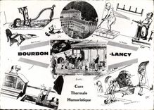 CPSM Bourbon Lancy Cure Thermale Humoristique 