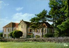 CPSM Bonnay St Gengoux le National Villa Ste Agnes L'entree 