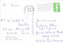 CPSM Cluny S et L Eglise Notre Dame Style Roman et ogival du XII s