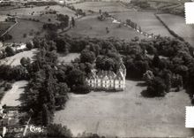 CPSM Cormatins S et L Vue aerienne du Chateau 
