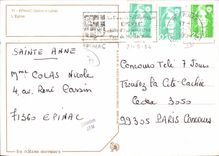 CPSM Epinac Saone et Loire L'Eglise