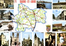 CPSM Saone Et Loire 