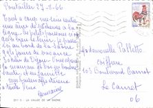 CPSM La Vallee de la Saone 