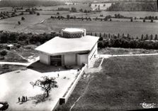 CPSM Taize S et L Vue aerienne Eglise de la Reconciliation 