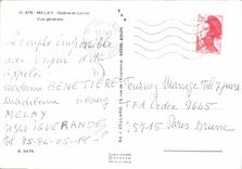 CPSM Melay Saone et Loire Vue generale