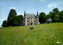 CPSM Toulon sur Arroux S et L Chateau ed Plaige Centre de Meditation 