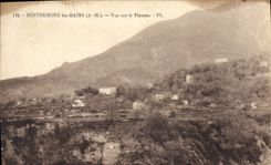 CPA BERTHEMONT les BAINS Vue sur le Plateau 