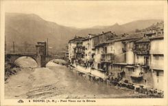 CPA SOSPEL Pont Vieux sur la Bevera 