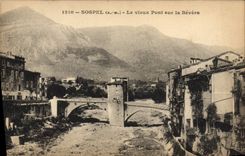 CPA SOSPEL Pont Vieux sur la Bevera 
