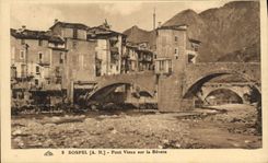 CPA SOSPEL Pont Vieux sur la Bevera 
