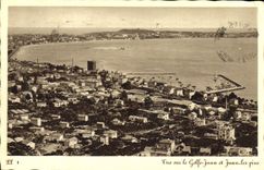 CPA Vue sur le GOLFE JUAN et JUAN les pins 